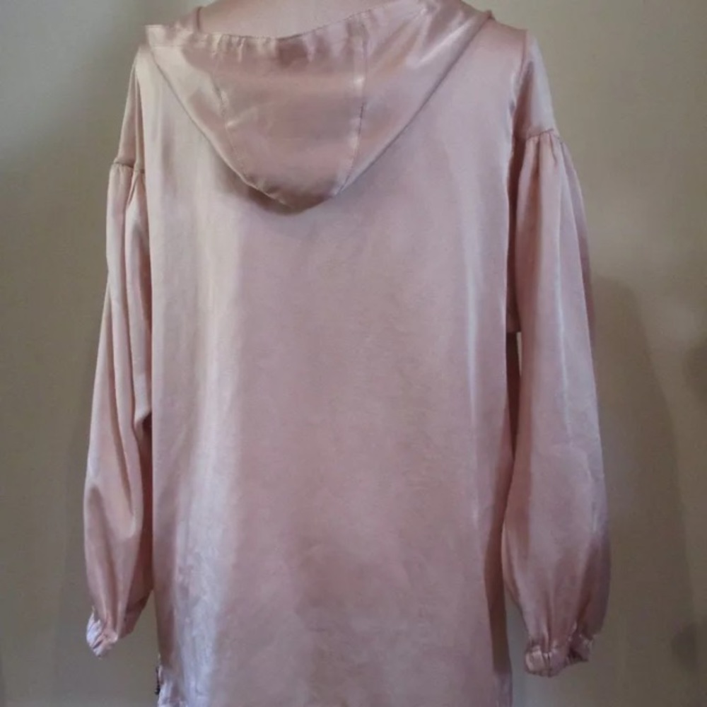 Paul Smith Pink Silk Hoody - Picture 3 of 5